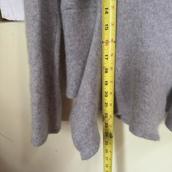 Rino Rossi Vintage New Cashmere Knit Sweater Shawl Collar Ribbed Flare Peplum XL - Picture 16 of 16